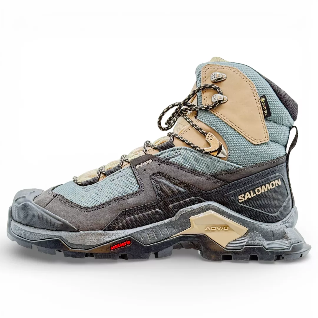 Salomon X Ultra 4 Mid GTX Front کفش ترکینگ سالامون X Ultra 4 Mid GTX نمای روبرو