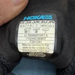 کفش HOKA Transport X سفید مشکی مناسب پیاده روی