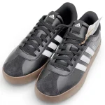 کفش روزمره مردانه adidas مشکی سه خط سفید سایز 43 - تصویر 5