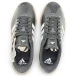 کفش روزمره مردانه adidas مشکی سه خط سفید سایز 43 - تصویر 6