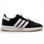 زیره کفش adidas مشکی سفید سه خط کلاسیک