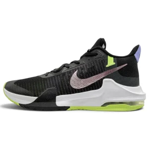 کفش بسکتبال نایکی Air Max Impact 3 مشکی با جزئیات صورتی و سبز