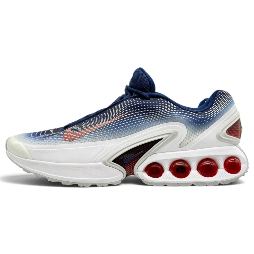 کفش نایکی Air Max Dn Olympic آبی با Swoosh قرمز سایز 47