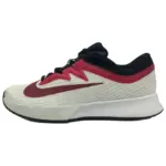 کفش نایکی کورت ایر زوم واپور پرو 3 (NikeCourt Air Zoom Vapor Pro 3 HC) سفید و قرمز سایز 38 (24 سانتی‌متر) آکبند - نمای بغل بیرونی لنگه‌ی چپ